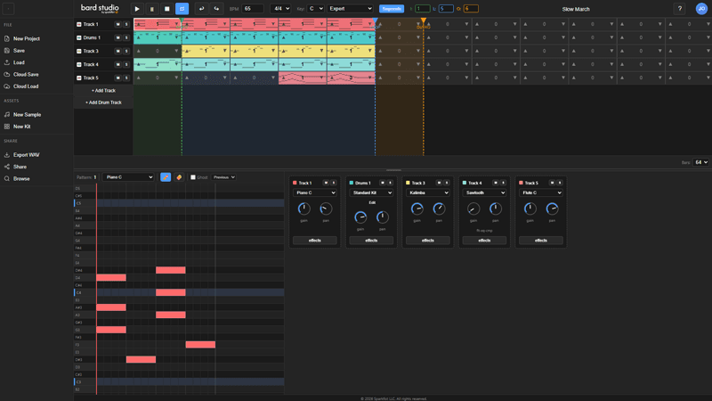 Bard Studio - Music creation for games
